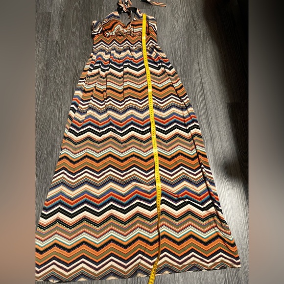 Bisou Bisou Orange Black High Low Sundress - Picture 4 of 9